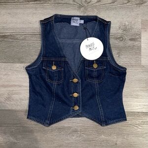 princess polly fyka denim vest